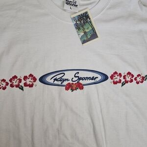 Vintage Reyn Spooner White Surf Tee
